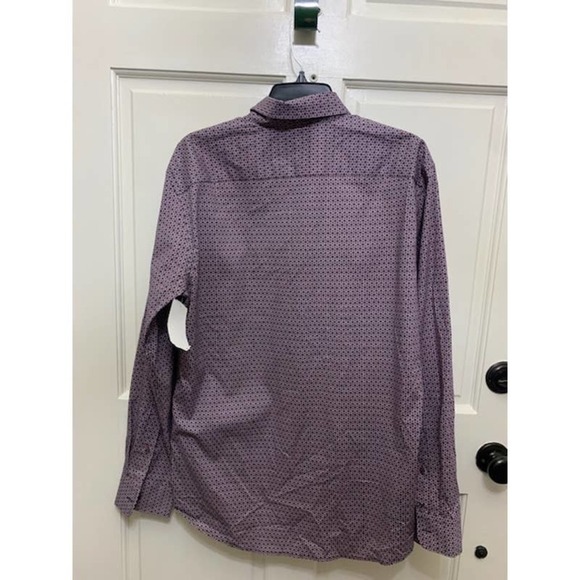 Brax Dress Shirt Mens Medium Button Down Hi Flex Easy Care Modern Fit New - Picture 4 of 6